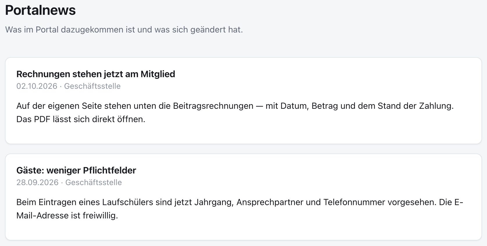 Die Portalnews